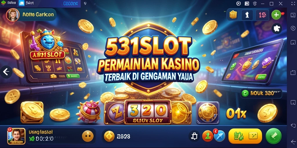 Tampilan screenshot utama 531SLOT menampilkan gameplay Kasino yang seru.