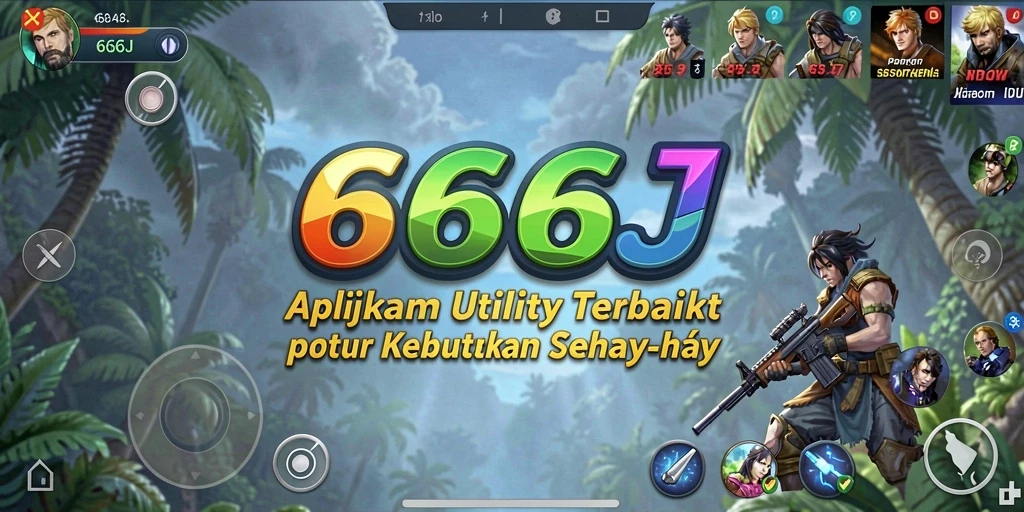 Tampilan antarmuka pengguna aplikasi 666J yang bersih dan mudah dipahami.