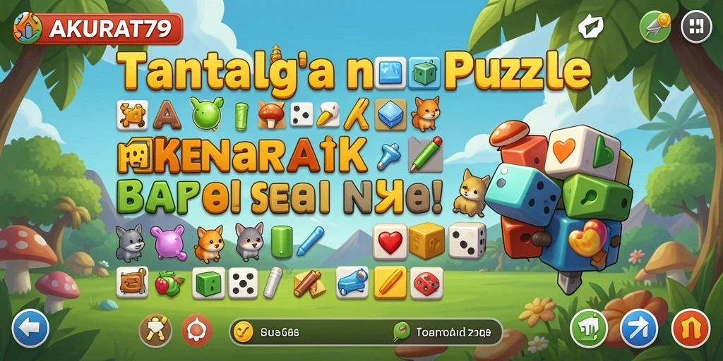 Tampak seru gameplay puzzle dalam AKURAT79 yang penuh tantangan.