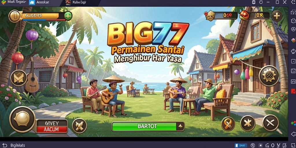 Tampilan gameplay <strong>BIG77</strong> yang menarik dan penuh warna.