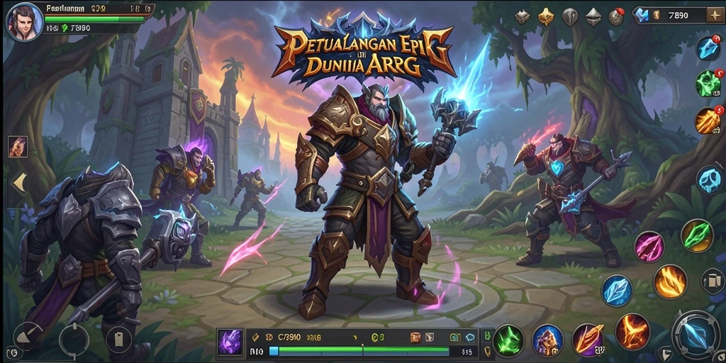 Screenshot C7890 menampilkan aksi pertarungan yang mendebarkan dalam gameplay ARPG.