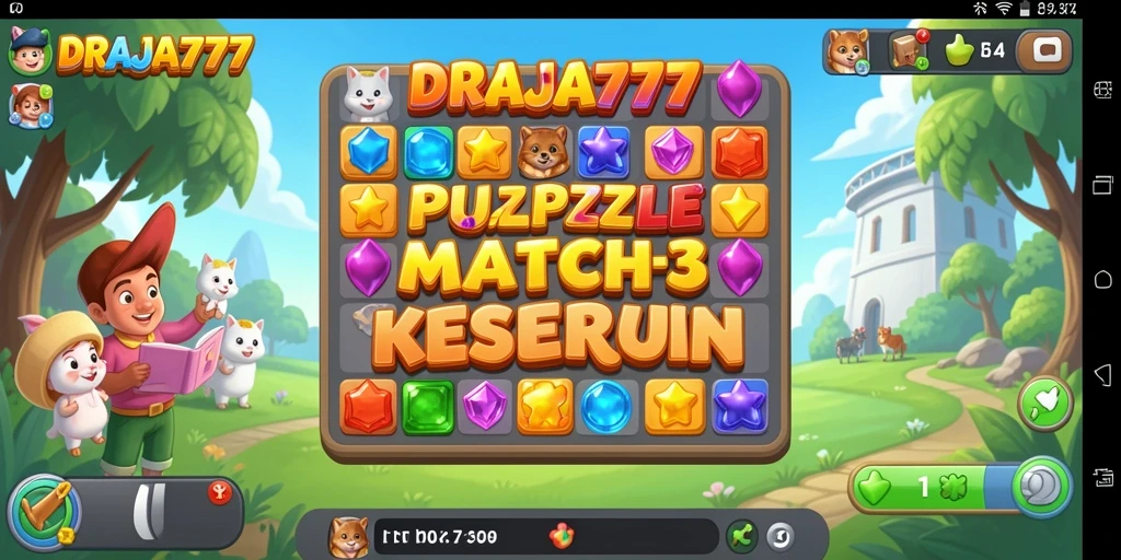 Screenshot DRAJA777 menampilkan gameplay seru dan penuh warna.