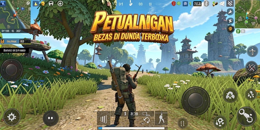 Tampilan gameplay > DV188 dengan pengalaman Open World yang menakjubkan.