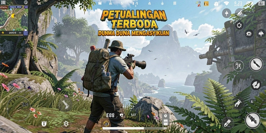 Gameplay E88 menunjukkan petualangan luar biasa di dunia terbuka.