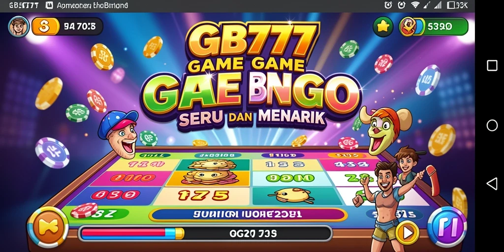 Tampilan gameplay seru dari GB777 yang membuat Bingo lebih menyenangkan.