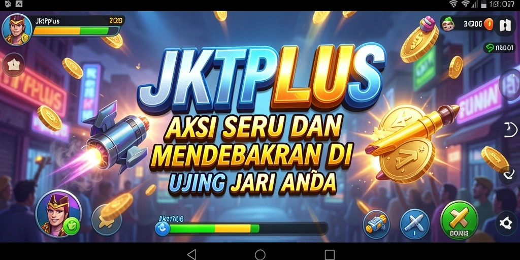 Screenshot gameplay <strong>JKTPLUS</strong> menampilkan pertempuran mendebarkan di arena.