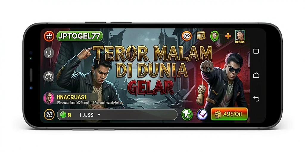 Screenshot gameplay <strong>JPTOGEL77</strong> menampilkan suasana Horror yang mencekam.