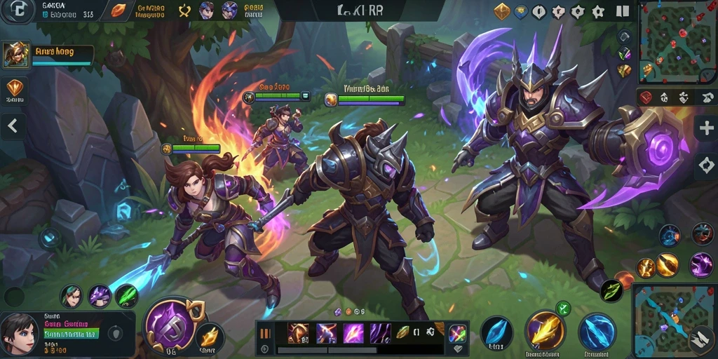 Tampilan gameplay KAKRP yang menarik dan strategis.