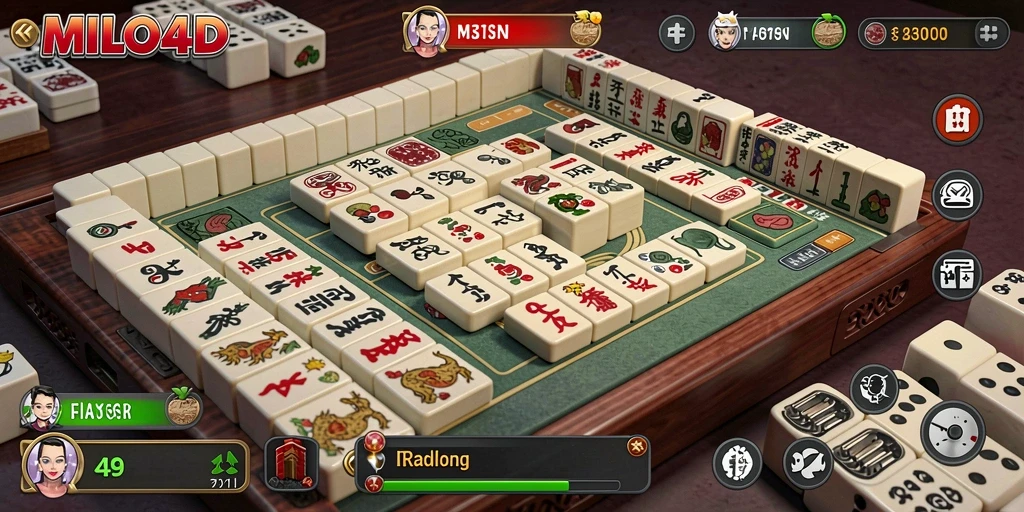 Gameplay seru MILO4D yang menampilkan aksi Mahjong menantang.