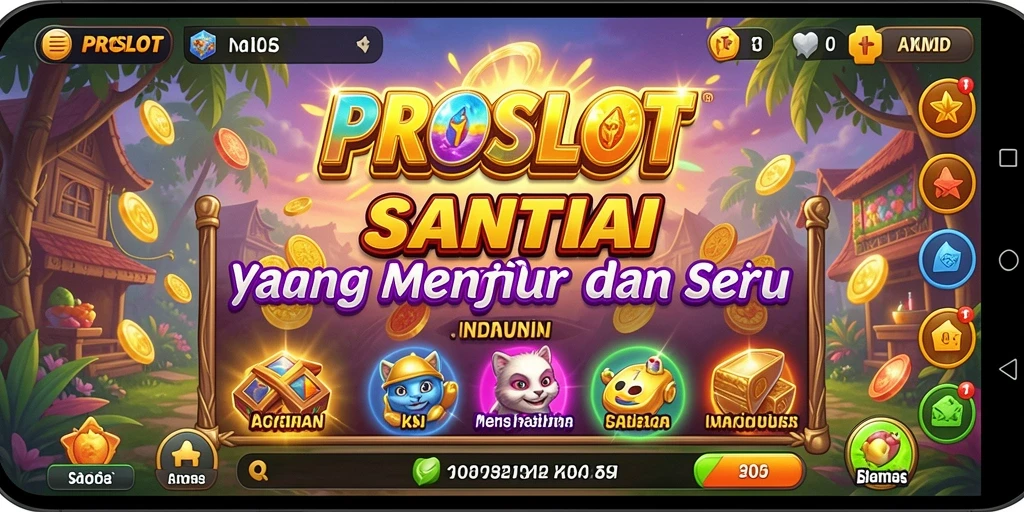Tampilan menarik dari gameplay PROSLOT yang seru dan menghibur.