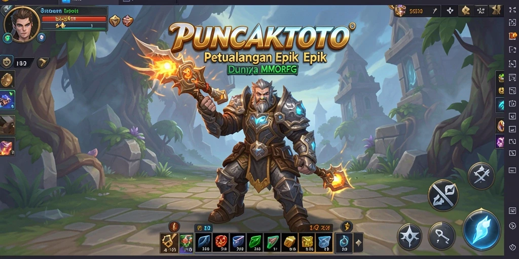 Screenshot menunjukkan gameplay PUNCAKTOTO yang seru dan interaktif.