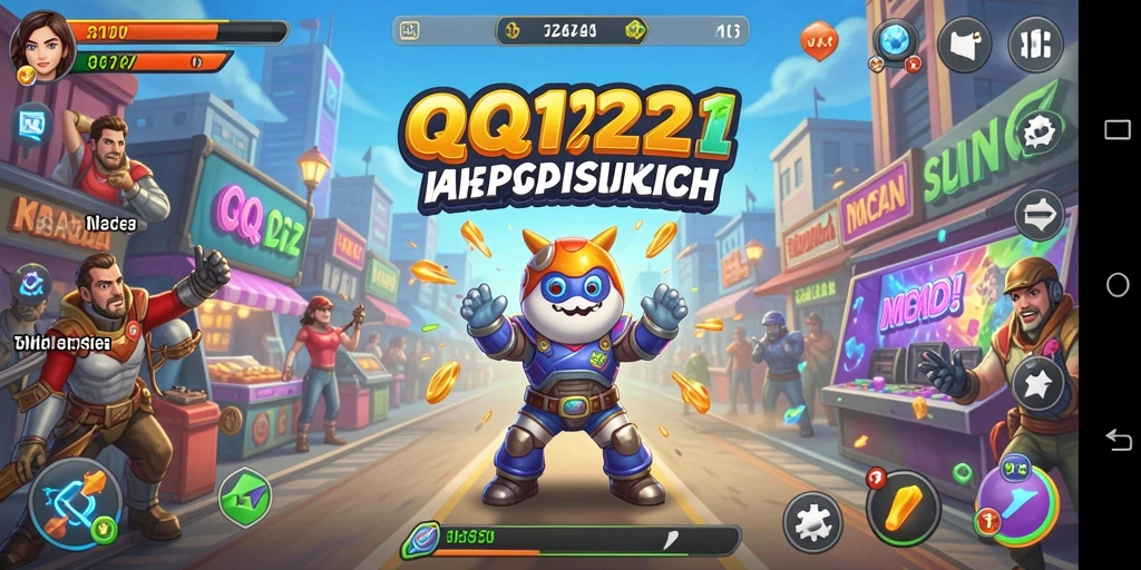 Tampilan gameplay seru dari QQ1221 yang penuh tantangan.