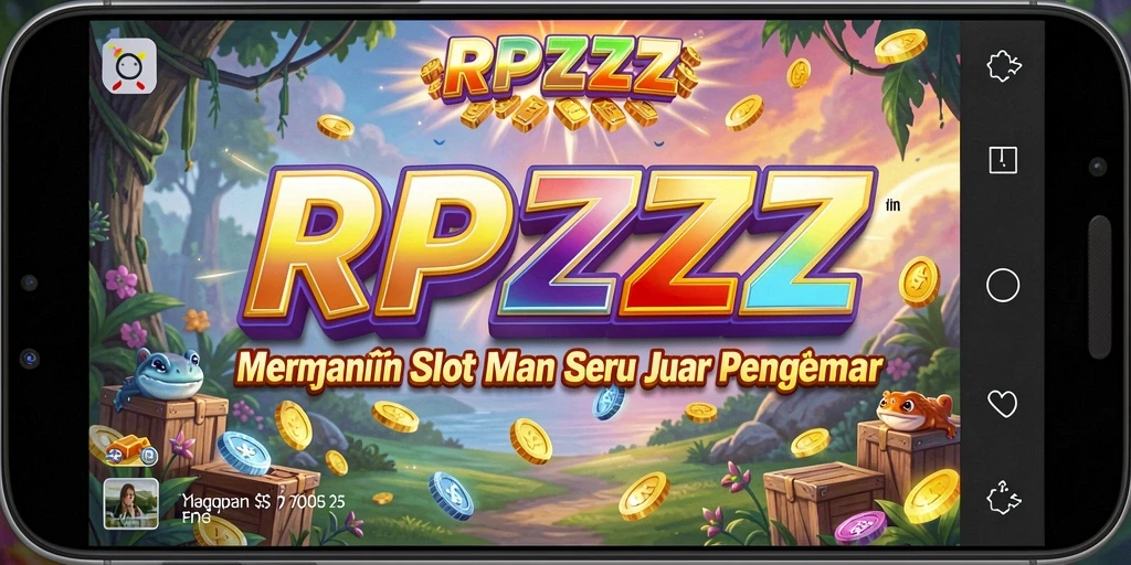 Tampilan permainan Slot RPZZZ yang penuh warna dan menarik.
