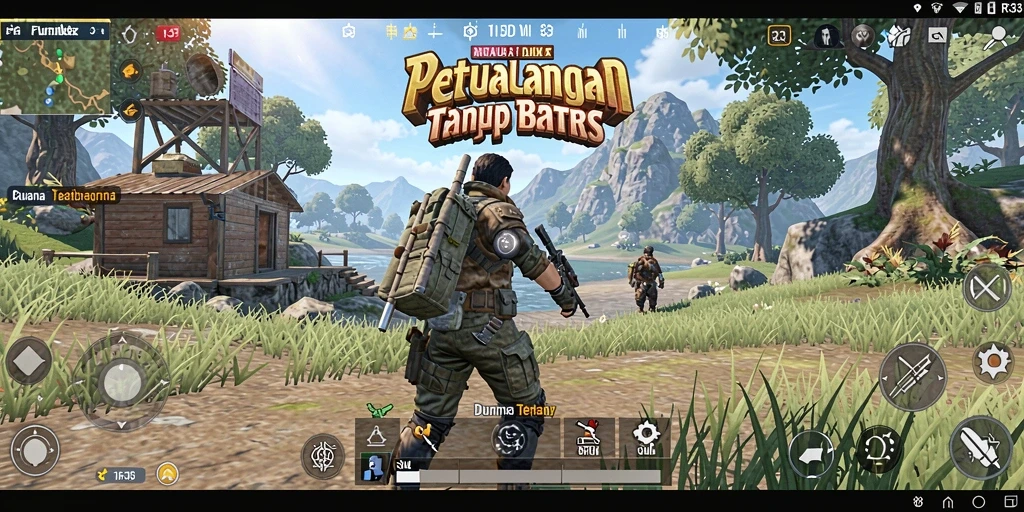 Tampilan gameplay yang menakjubkan di dunia Open World RR33.