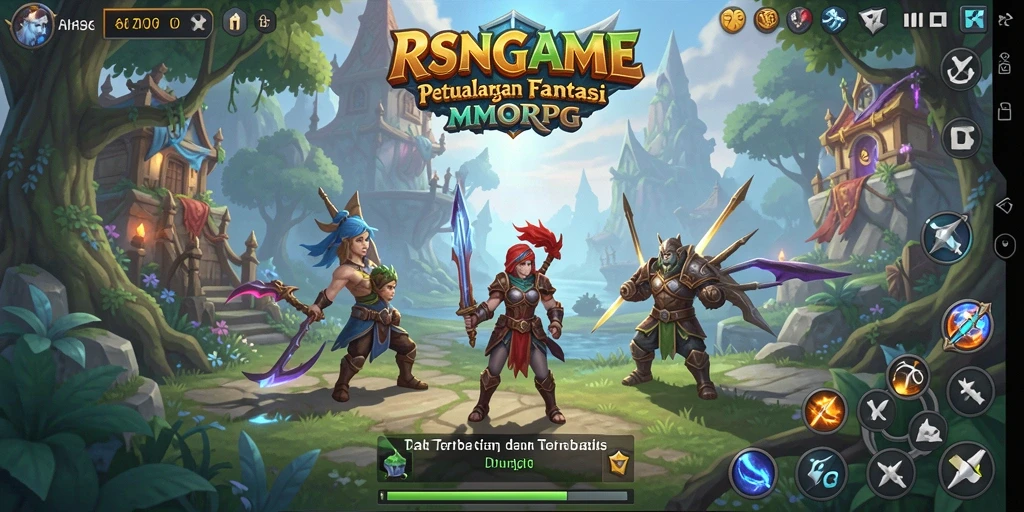 Tampilan gameplay RSNGAME yang memikat di dunia MMORPG.
