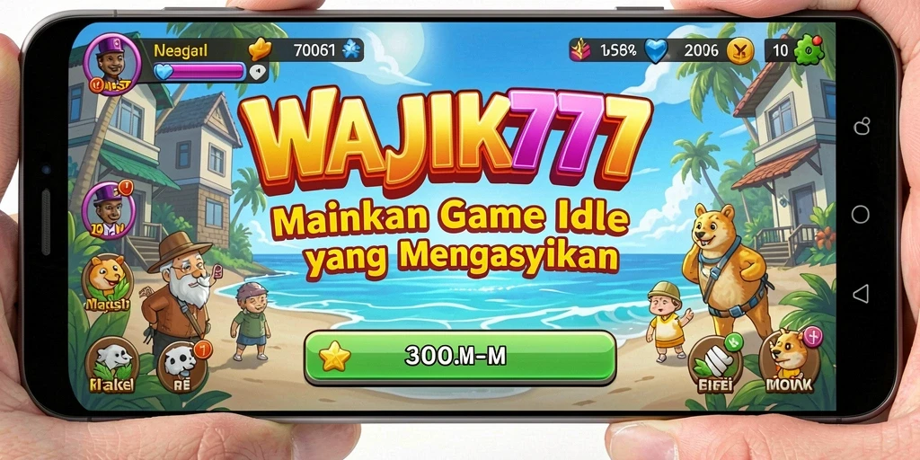 Tampilan gameplay WAJIK777 yang menarik dan penuh warna.