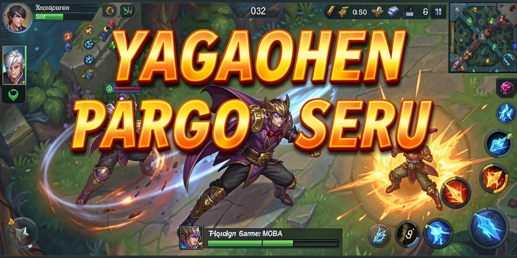 Tangkapan layar utama YAGAOHEN menampilkan aksi seru dalam pertarungan MOBA.